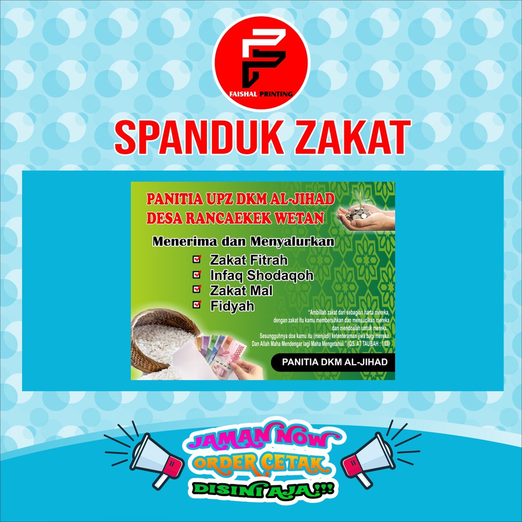 Detail Spanduk Panitia Zakat Fitrah Nomer 29