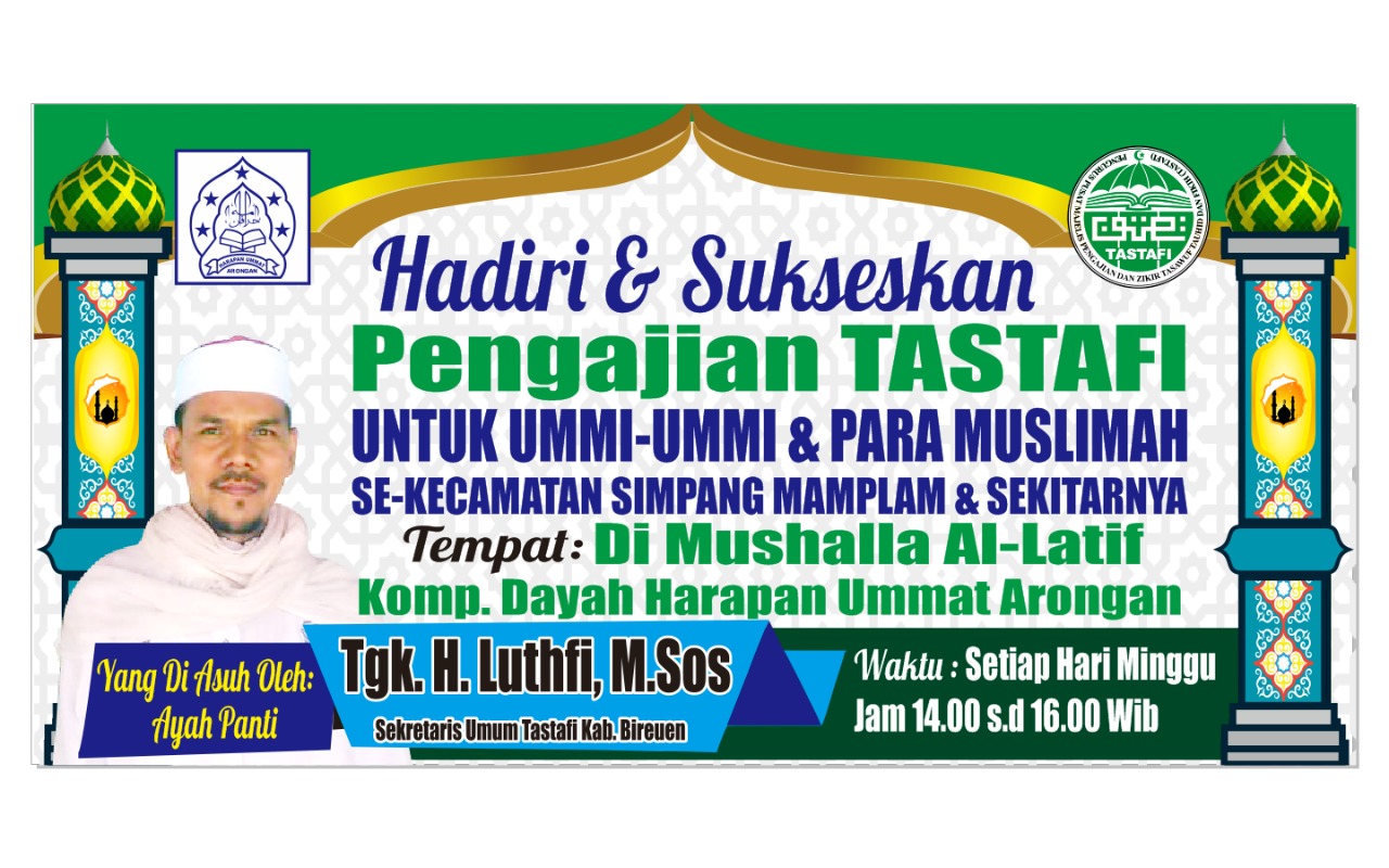 Detail Spanduk Pengajian Umum Nomer 35