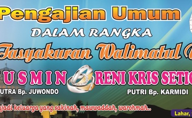 Detail Spanduk Pengajian Umum Nomer 40