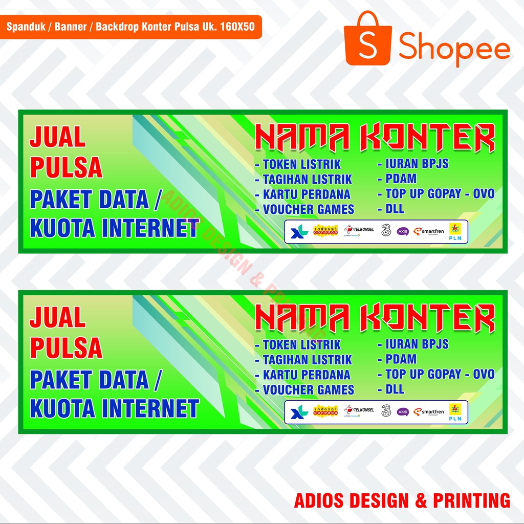 Detail Spanduk Penjual Pulsa Nomer 49