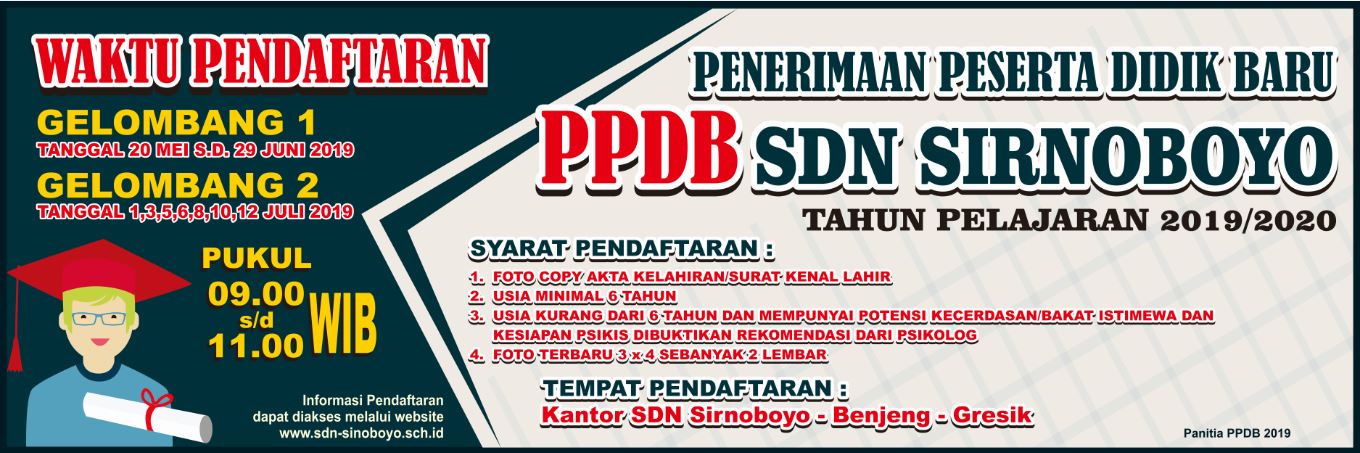 Detail Spanduk Ppdb Sd Nomer 40