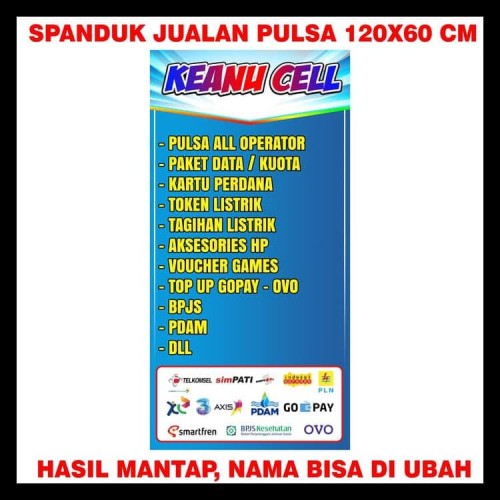 Detail Spanduk Pulsa All Operator Nomer 29