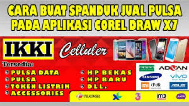 Detail Spanduk Pulsa Corel Nomer 24