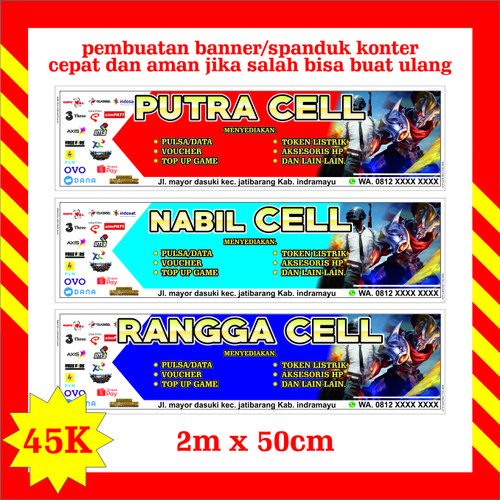 Detail Spanduk Pulsa Dan Token Nomer 52