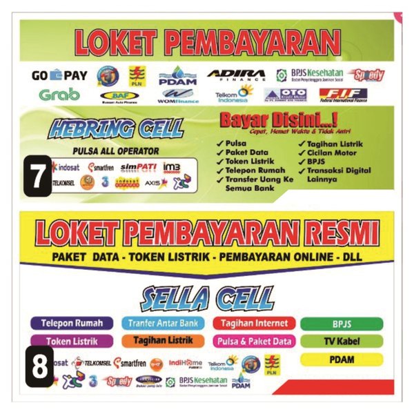 Detail Spanduk Pulsa Simple Nomer 17
