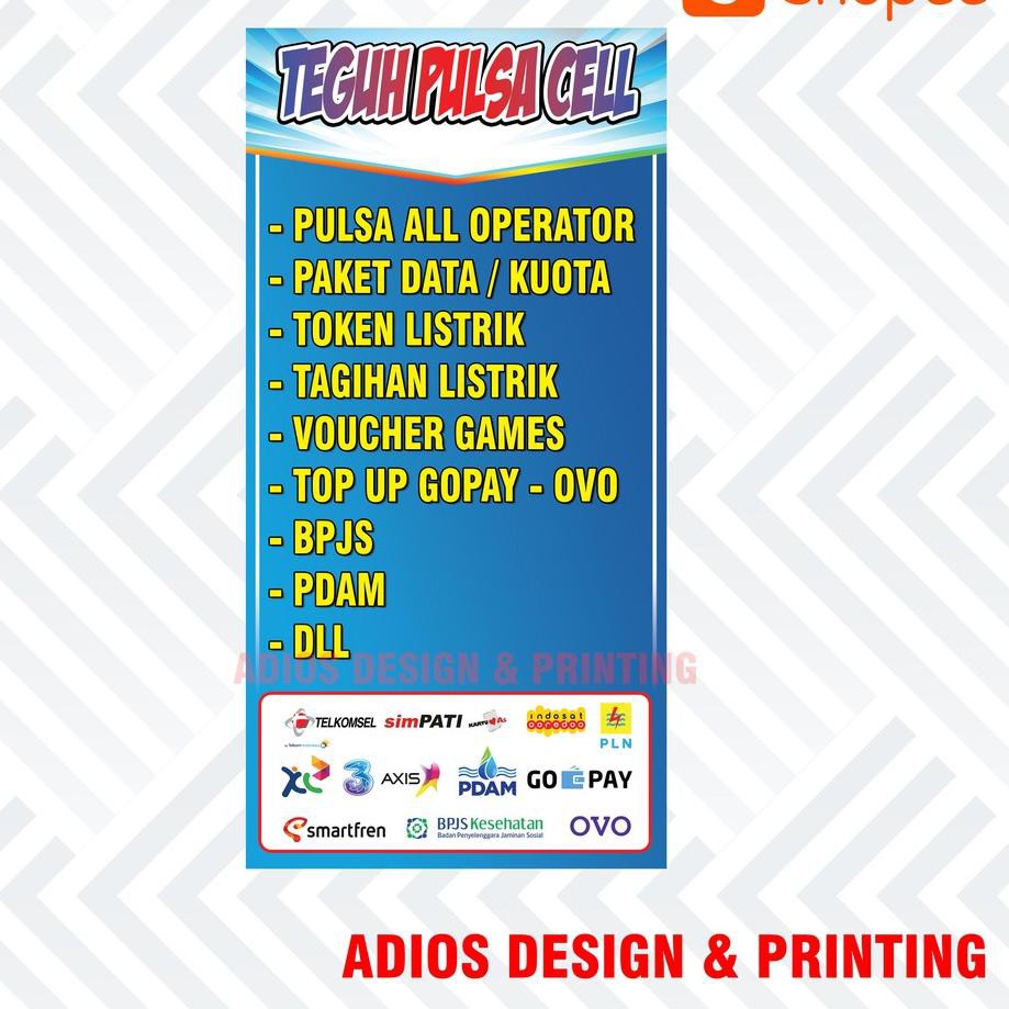 Detail Spanduk Pulsa Simple Nomer 19
