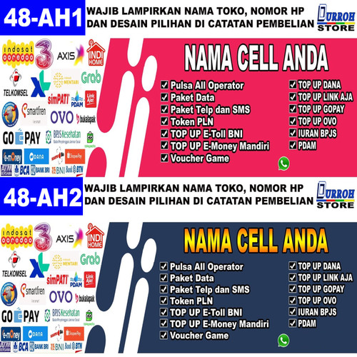Detail Spanduk Pulsa Simple Nomer 41