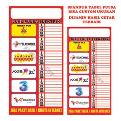 Detail Spanduk Pulsa Simple Nomer 44