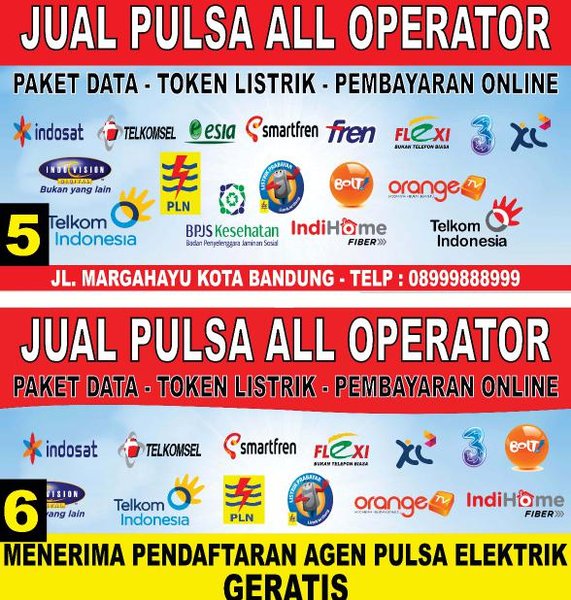 Detail Spanduk Pulsa Terbaru Nomer 2