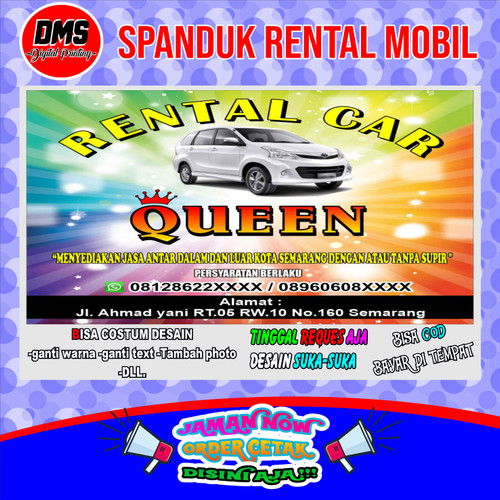 Detail Spanduk Rental Mobil Nomer 16