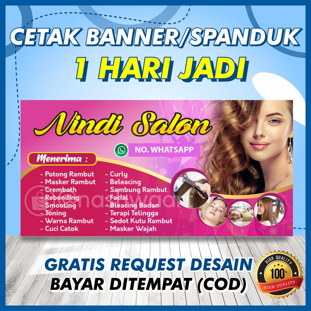 Detail Spanduk Salon Wanita Nomer 15