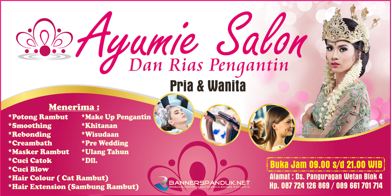 Detail Spanduk Salon Wanita Nomer 10