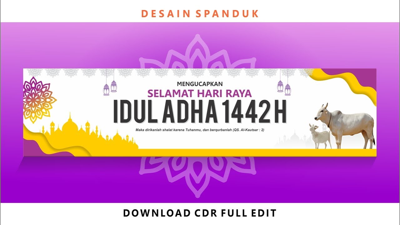 Detail Spanduk Sholat Idul Adha Cdr Nomer 25