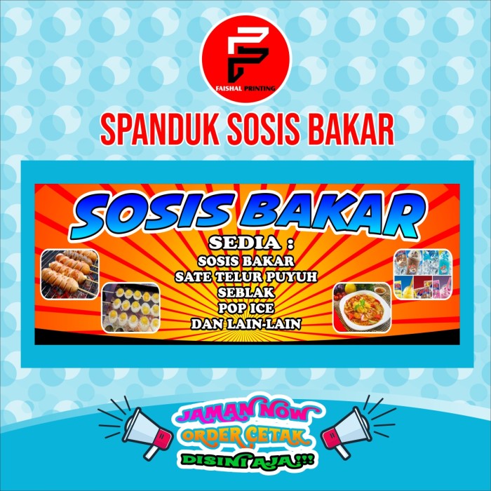 Detail Spanduk Sosis Bakar Nomer 5