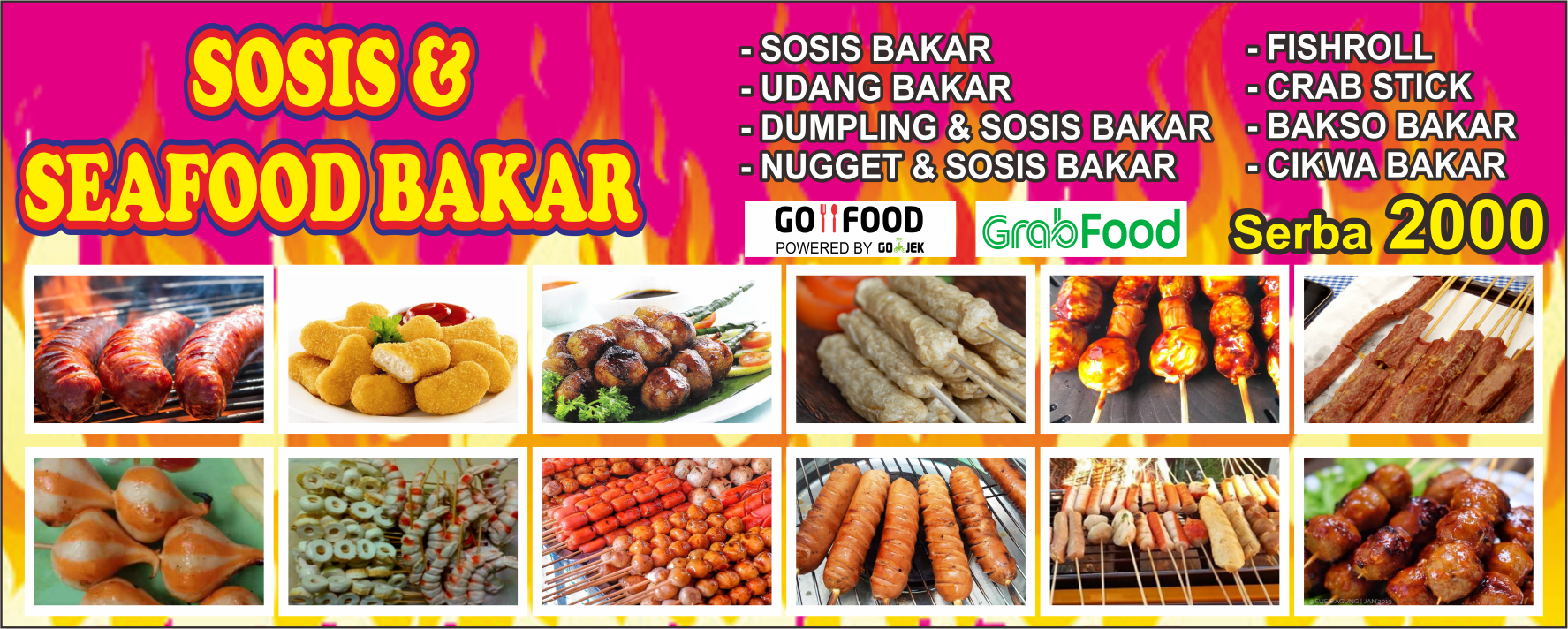 Detail Spanduk Sosis Bakar Serba 2000 Nomer 12