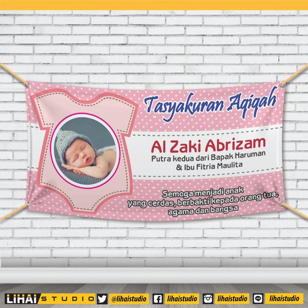 Detail Spanduk Tasyakuran Aqiqah Nomer 28