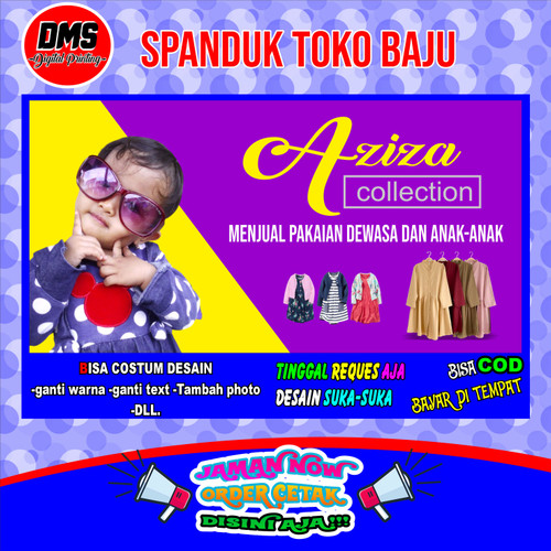 Detail Spanduk Toko Baju Anak Nomer 23