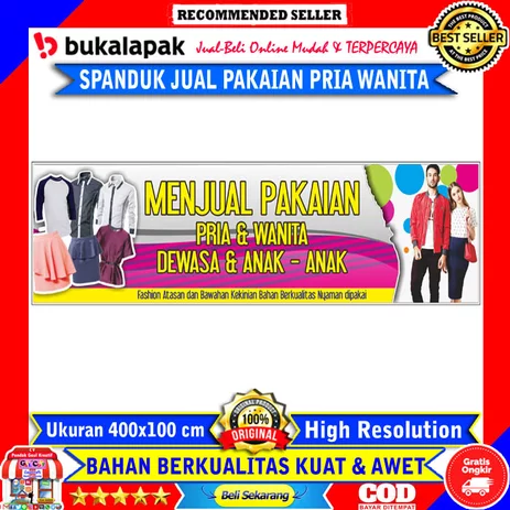 Detail Spanduk Toko Baju Anak Nomer 50