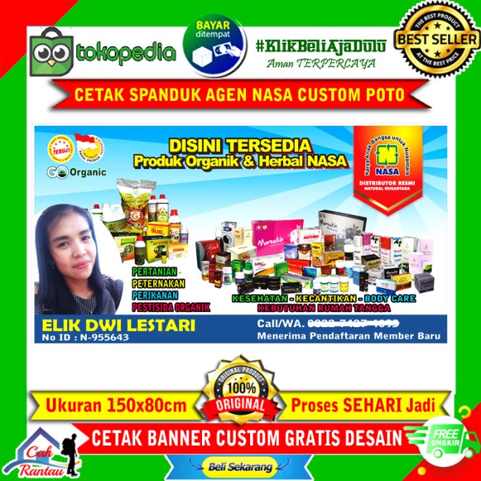 Detail Spanduk Toko Herbal Nomer 31