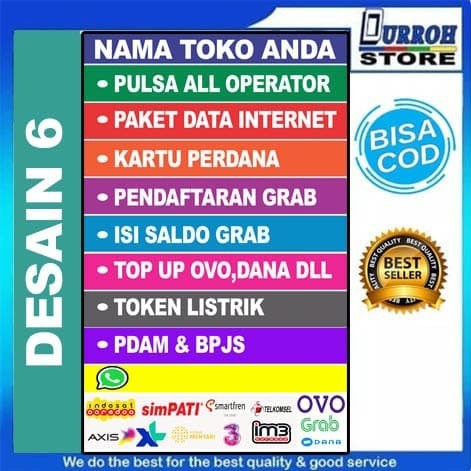 Detail Spanduk Toko Hp Nomer 27