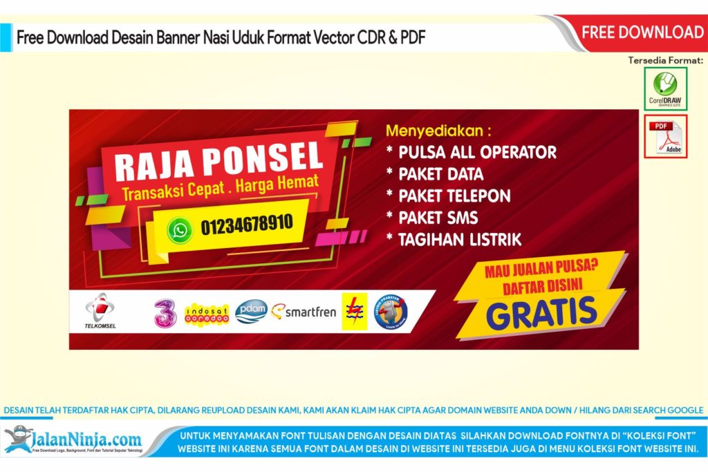 Detail Spanduk Toko Hp Nomer 32