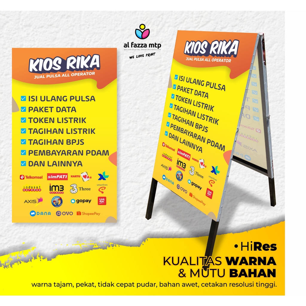 Detail Spanduk Toko Hp Nomer 39
