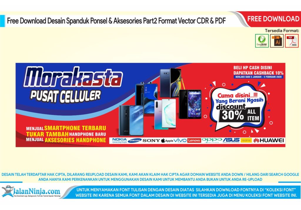 Detail Spanduk Toko Hp Nomer 41