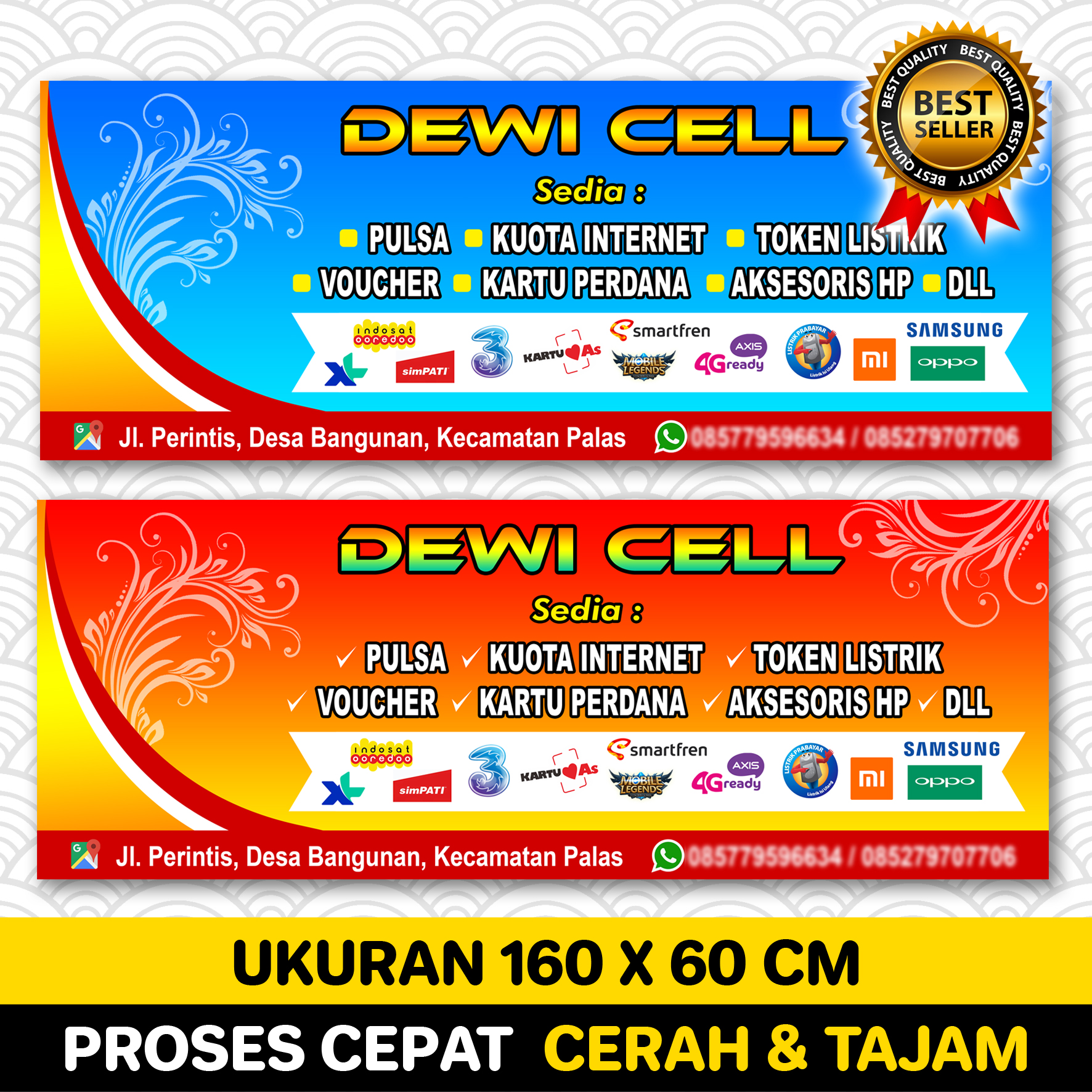 Detail Spanduk Toko Hp Nomer 6