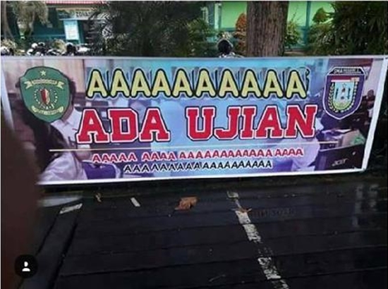 Detail Spanduk Ujian Sekolah Nomer 39