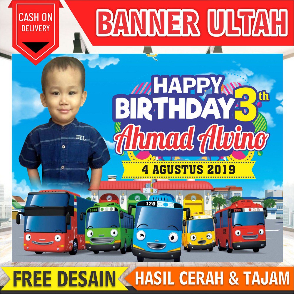 Detail Spanduk Ulang Tahun Anak Nomer 11