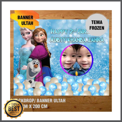 Detail Spanduk Ultah Frozen Nomer 14