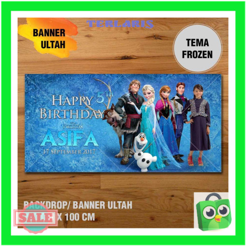 Detail Spanduk Ultah Frozen Nomer 56