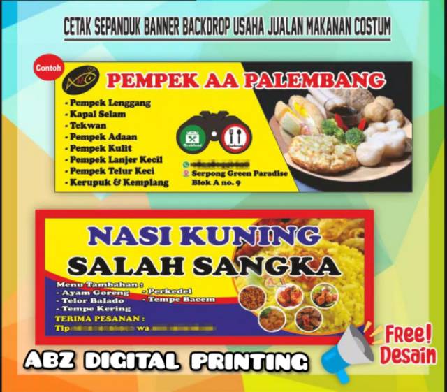 Detail Spanduk Untuk Jualan Makanan Nomer 11