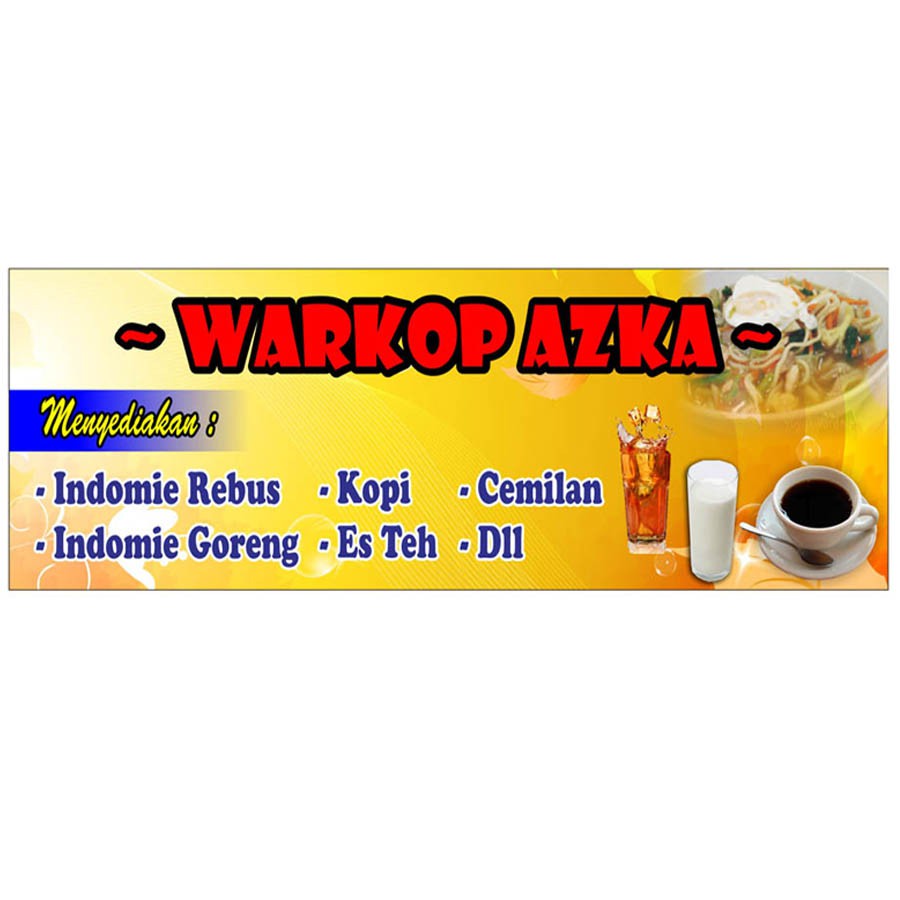 Detail Spanduk Warkop Nomer 33