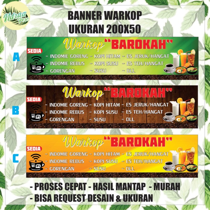 Detail Spanduk Warkop Nomer 52