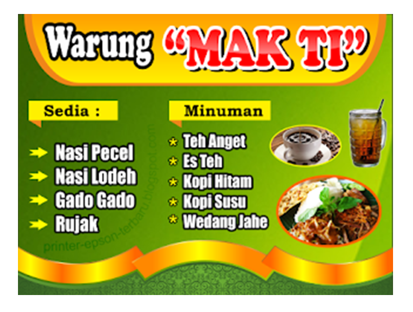 Detail Spanduk Warung Makan Psd Nomer 43