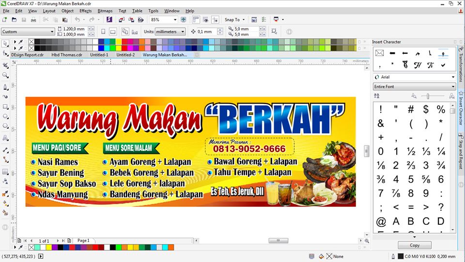 Detail Spanduk Zakat Corel Nomer 39