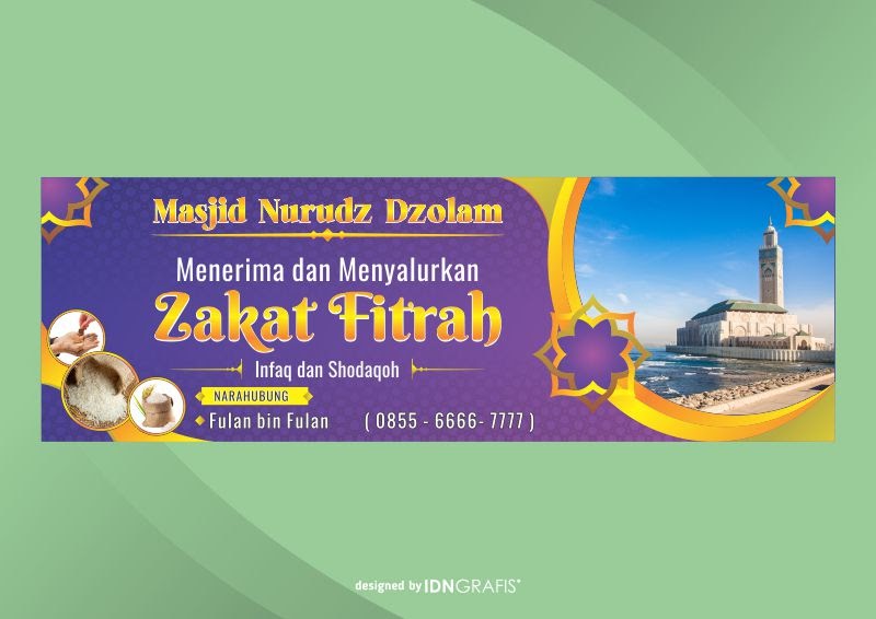 Detail Spanduk Zakat Fitrah Nomer 19