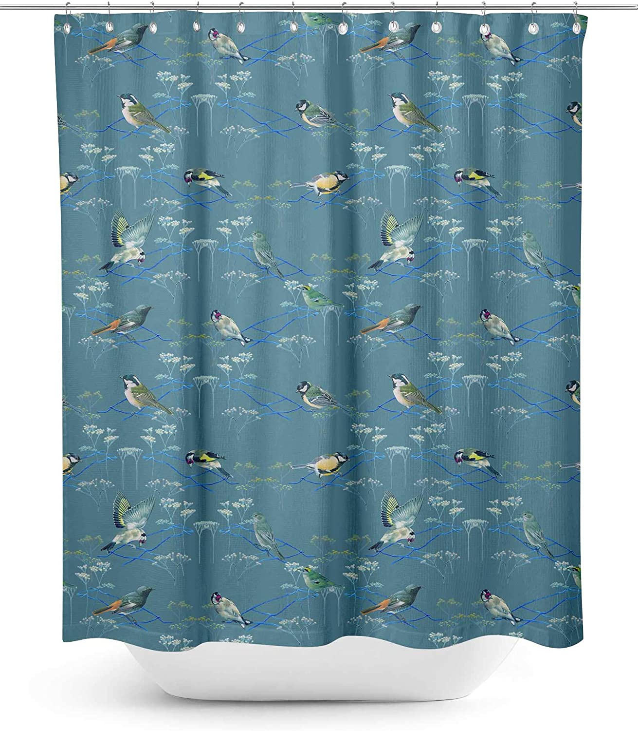 Detail Sparrow Shower Curtain Nomer 13