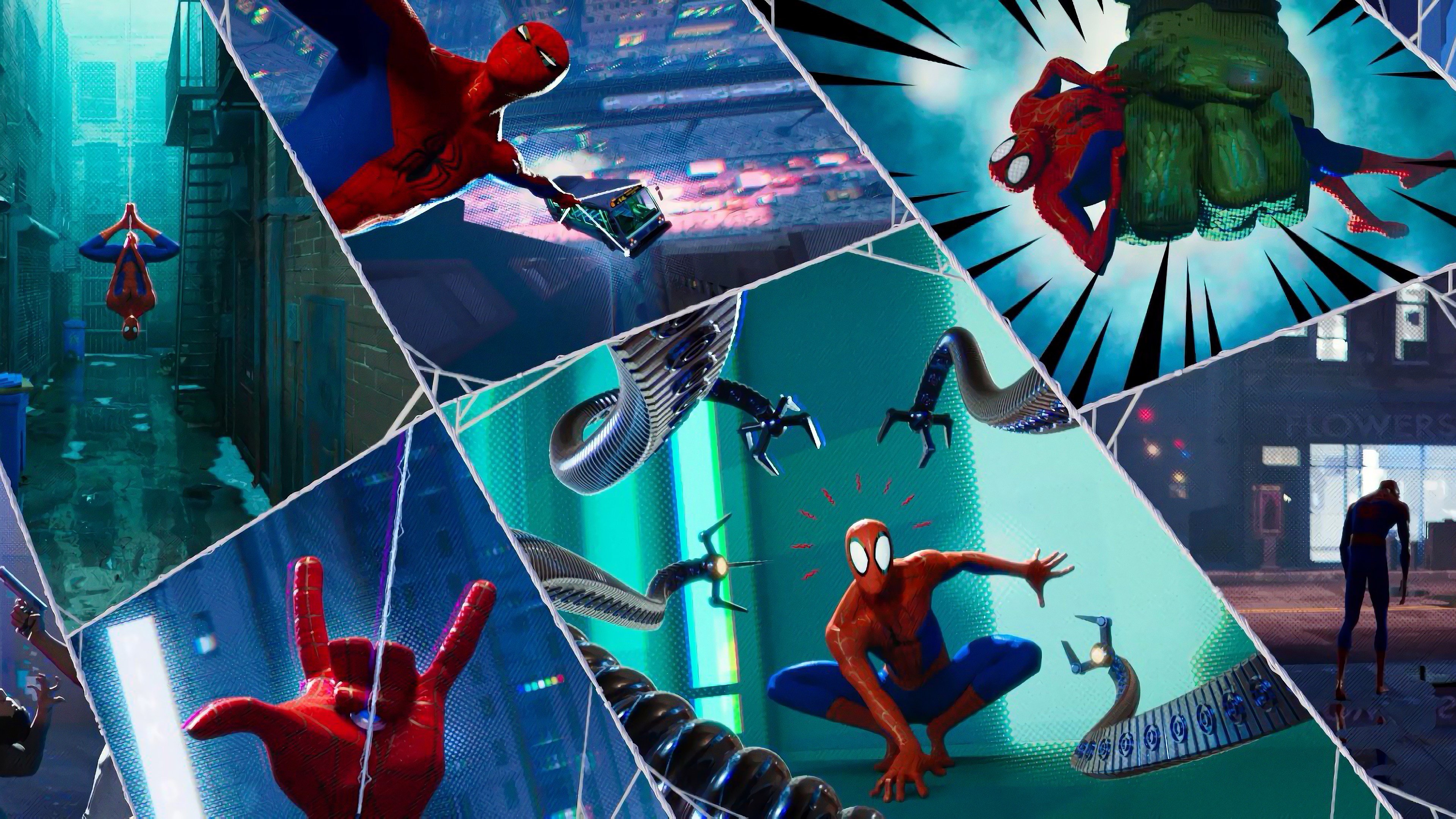 Detail Spider Man Into The Spider Verse Wallpaper 4k Nomer 37