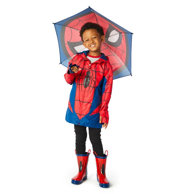 Spider Man Raincoat And Umbrella - KibrisPDR