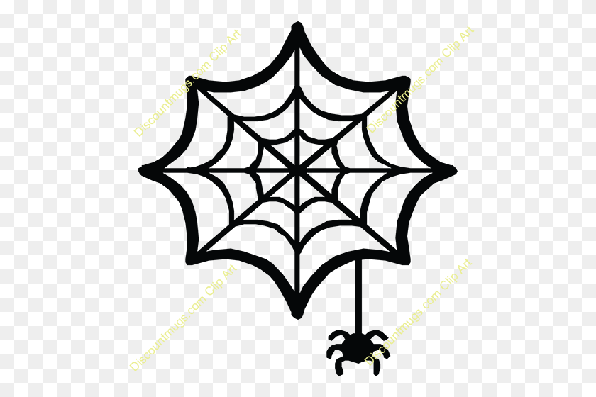 Detail Spider On Web Clipart Nomer 36