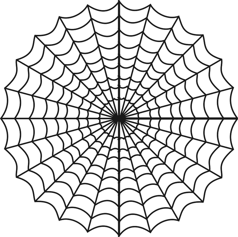 Detail Spider Web Clipart Png Nomer 20