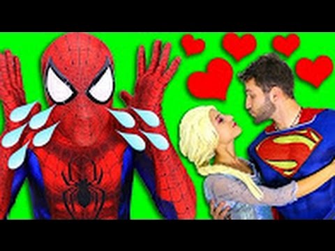 Detail Spiderman And Elsa Kiss Nomer 22