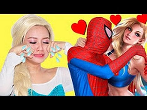 Detail Spiderman And Elsa Kiss Nomer 50