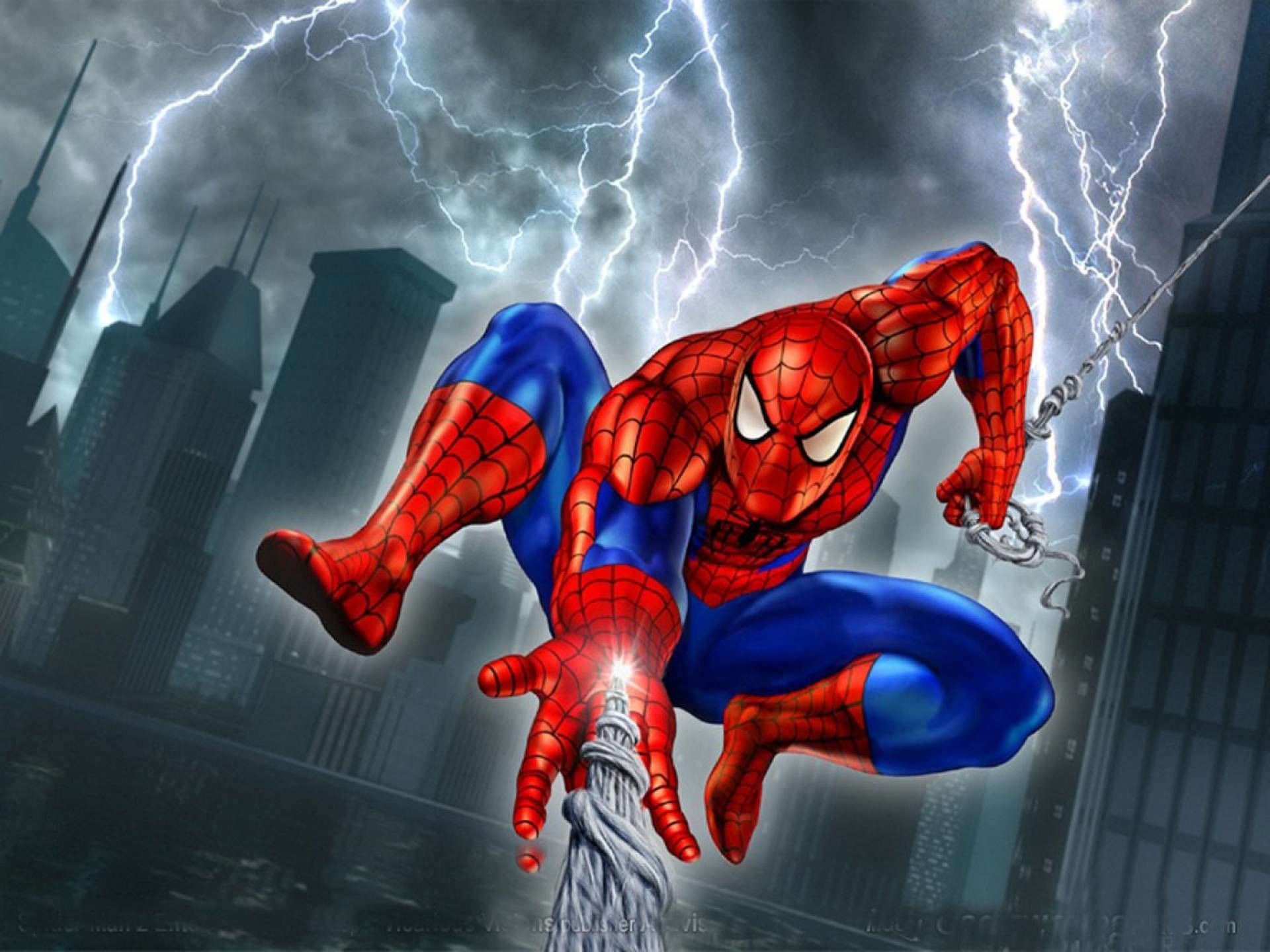 Detail Spiderman Cartoon Wallpaper Nomer 5