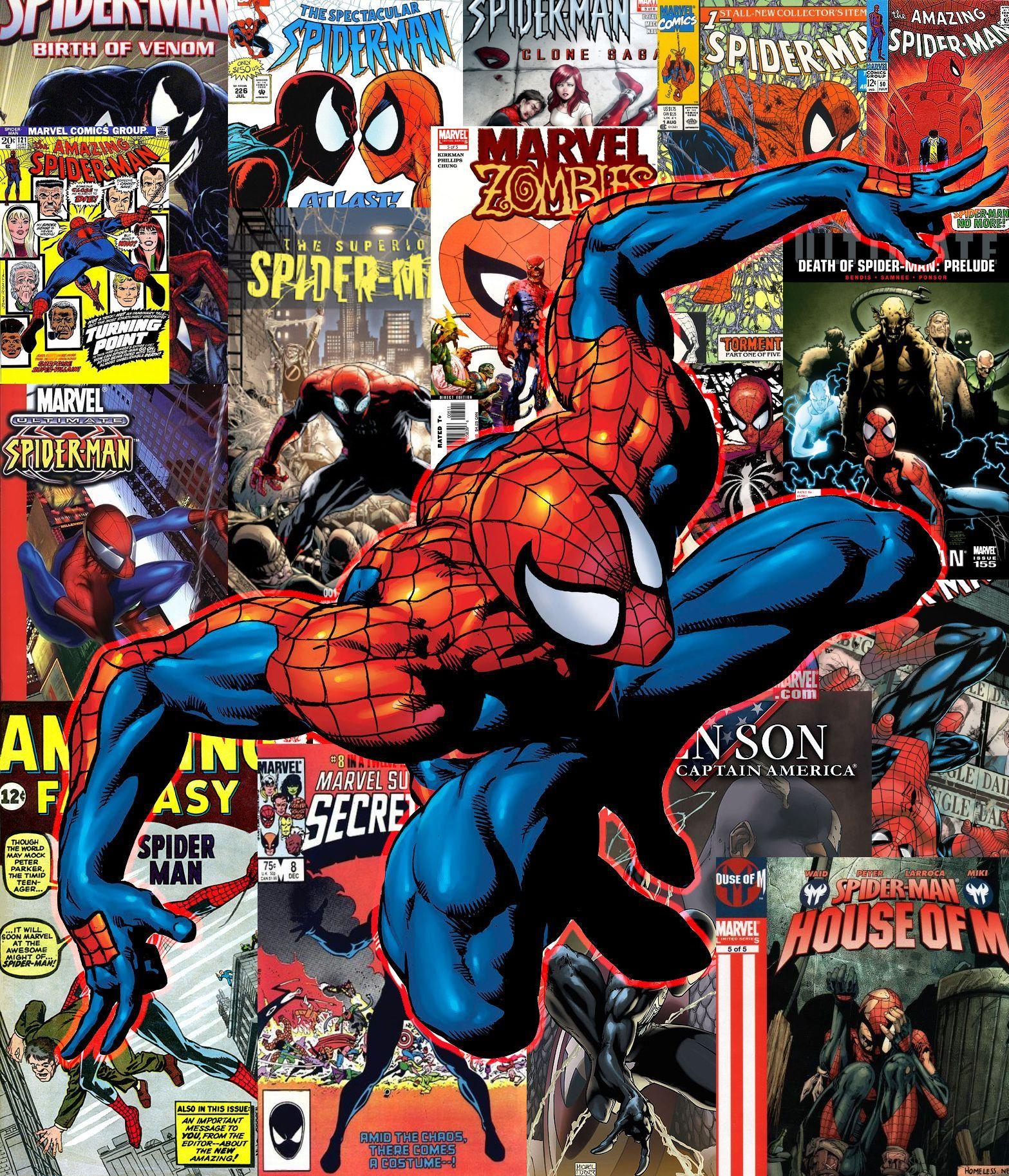 Detail Spiderman Comic Wallpaper Nomer 4