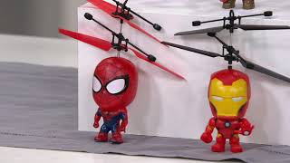 Detail Spiderman Flying Character Ufo Helicopter Nomer 12