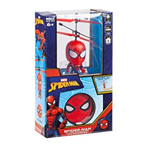 Detail Spiderman Flying Character Ufo Helicopter Nomer 3