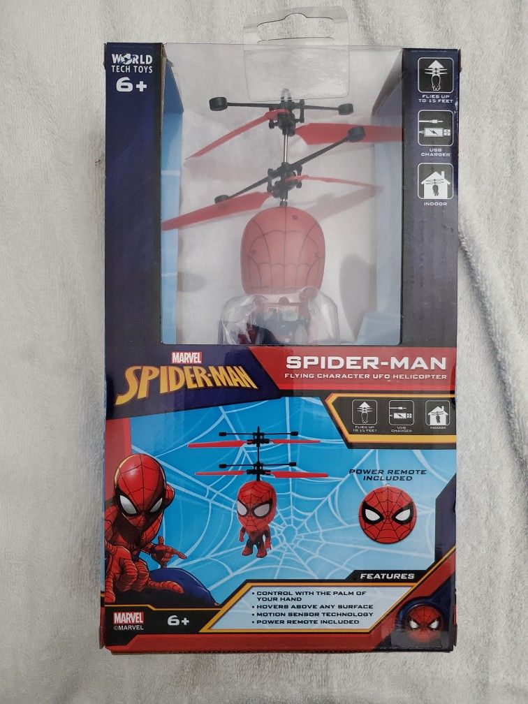 Detail Spiderman Flying Character Ufo Helicopter Nomer 27